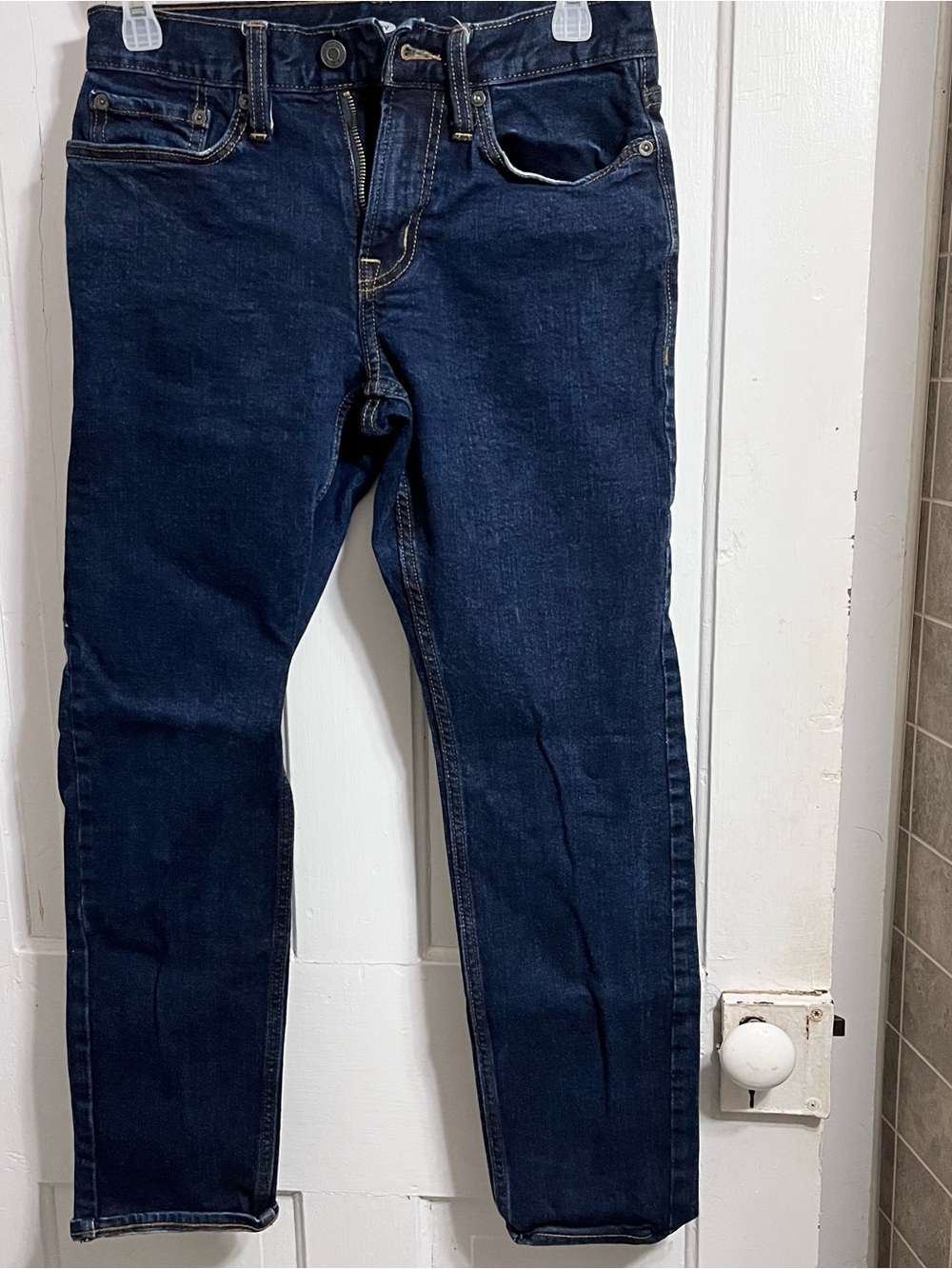 Old Navy Dark Blue Slim Straight Jeans